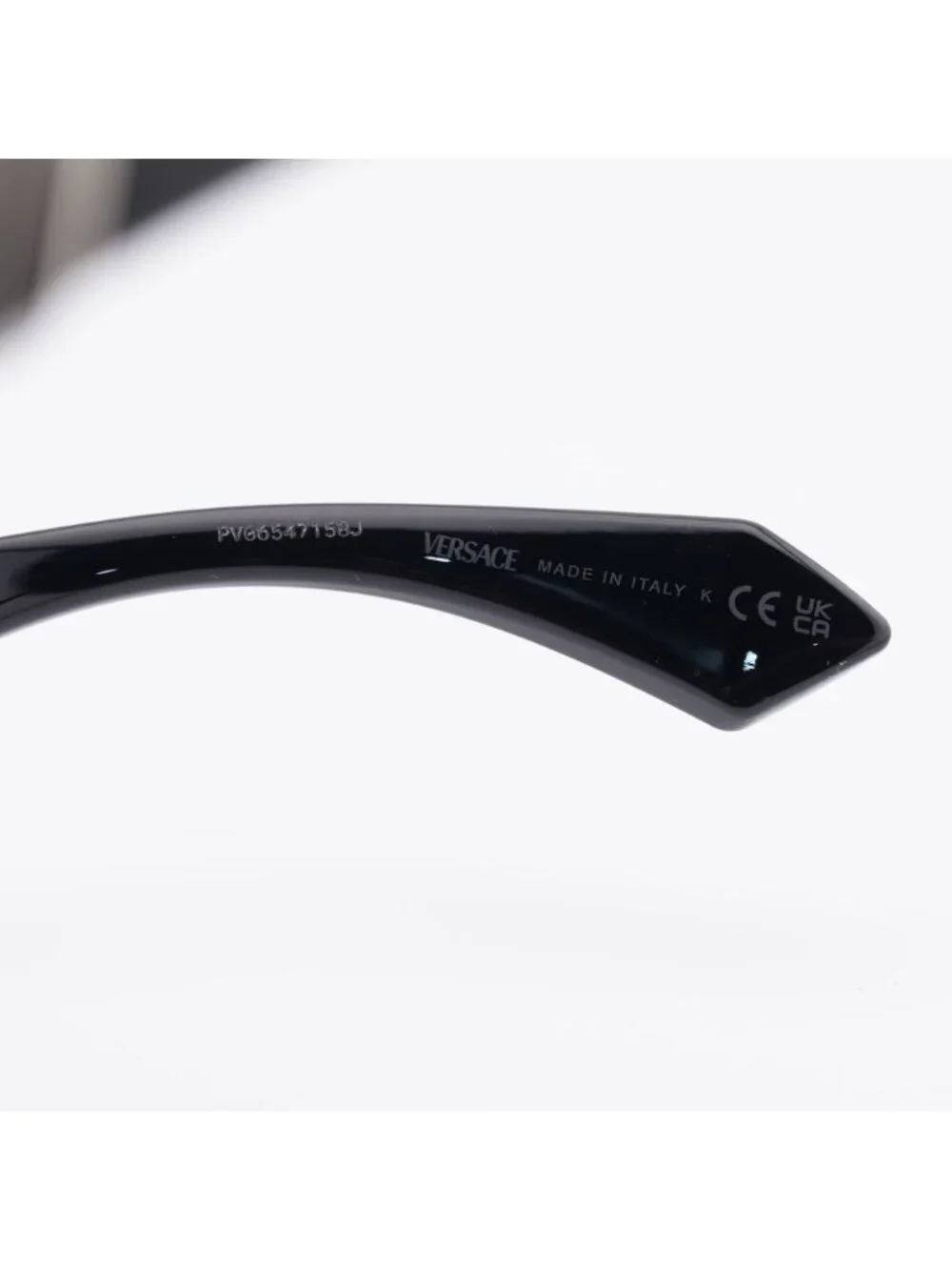 Versace VE4516 GB1/8G Sunglasses Black Shield Frame, Grey Lenses